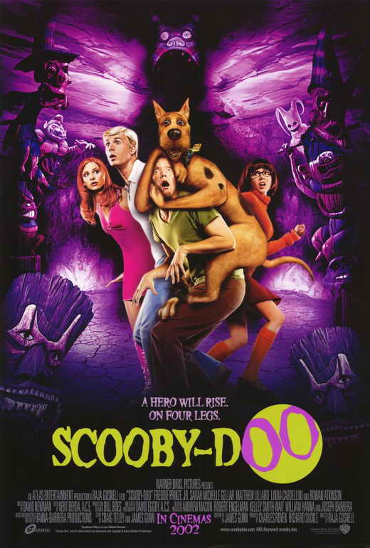Scooby Doo Original Movie Poster Purple