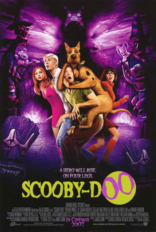 Neil's Autograph On The Scooby Doo 1 Original Movie Poster