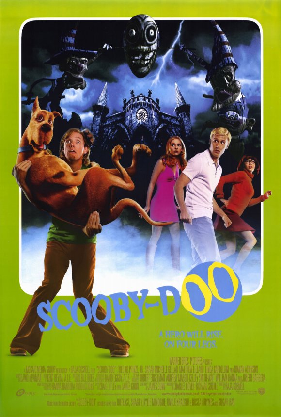 Neil's Autograph On The Scooby Doo 1 Original Movie Poster